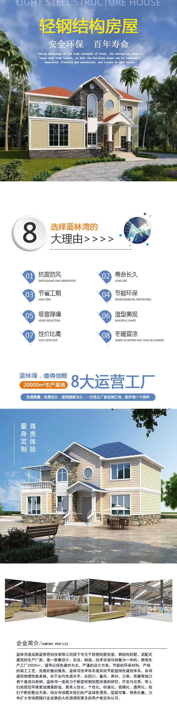 kaiyun：成都新农村建设轻钢别墅房屋价格-四川蓝林湾轻钢别墅厂家直供材料-免费设计-直到满意为止