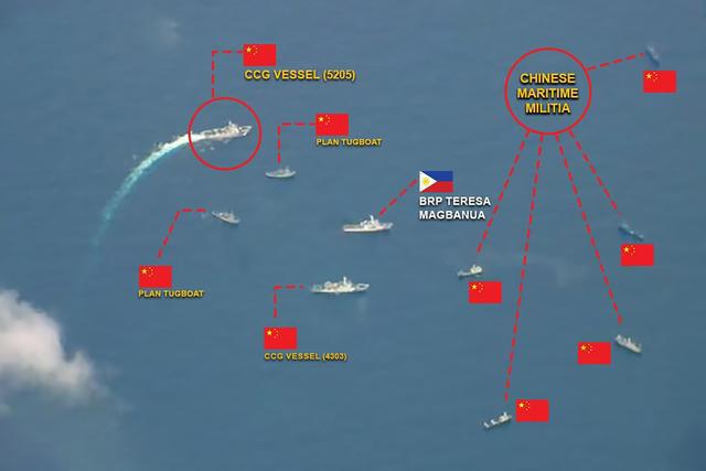 美媒公布仁爱礁坐滩破船近况甲板上太阳能板、房屋等设施齐全！(图7)