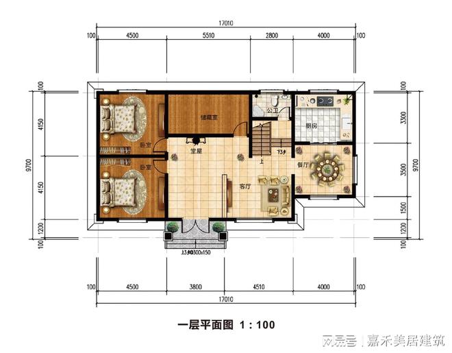 绿色环保未来之家——贵州嘉禾美居重轻钢别墅(图3)