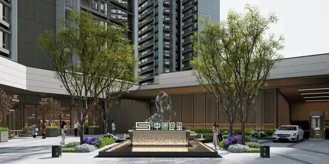 热搜好房！中洲迎玺售楼处发布：中洲迎玺营销中心(图6)