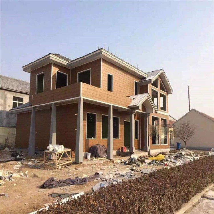 晋城生产重钢别墅轻钢别墅安装秋东集成房屋(图2)