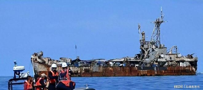 美智库预测：仁爱礁破军舰26年或解体菲已扩建船中村