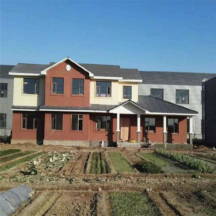 大兴安岭定制10万建别墅轻钢别墅材质秋东集成房屋(图5)