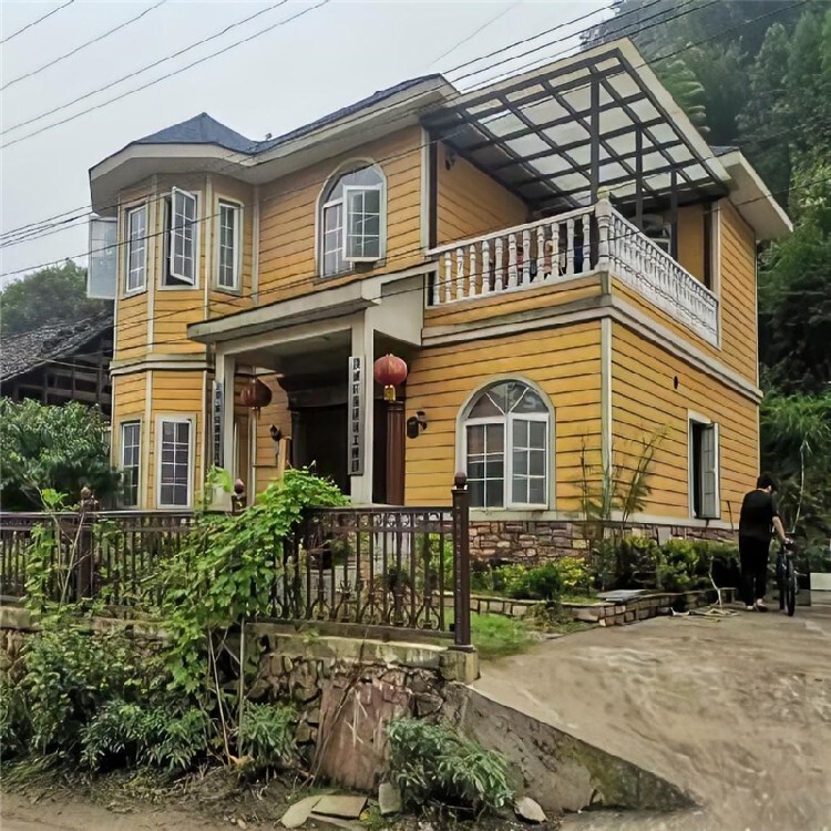 kaiyun入口：阜阳生产15天建别墅轻钢别墅颜色秋东集成房屋(图5)