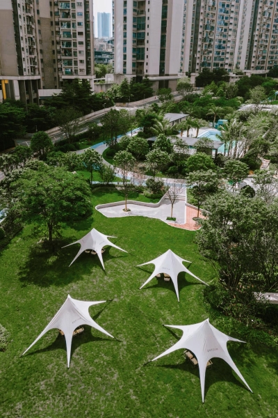 深铁珑境4栋样板房开放！花海+森系园林实景太圈粉了(图3)